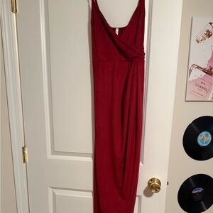 Lucy in the Sky Deep Red Dress